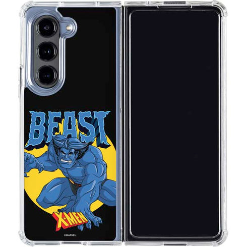 Marvel X-Men Beast Galaxy Z Fold5 5G Clear Case
